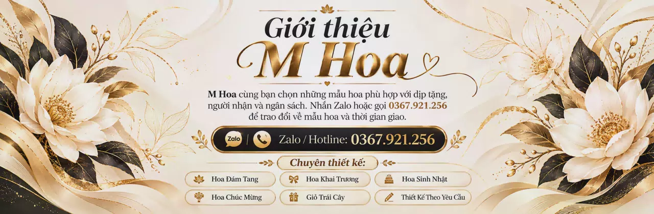 Ảnh bìa Shop hoa tươi Xã Long Hữu Vĩnh Long - Chọn hoa gửi đúng tâm tình